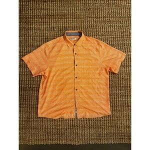 Tommy Bahama The Coconut Point Geometric Print Short Sleeve Shirt Men's‎ XXL